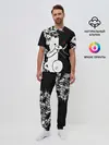 Мужская пижама с брюками / MONOKUMA держит руки