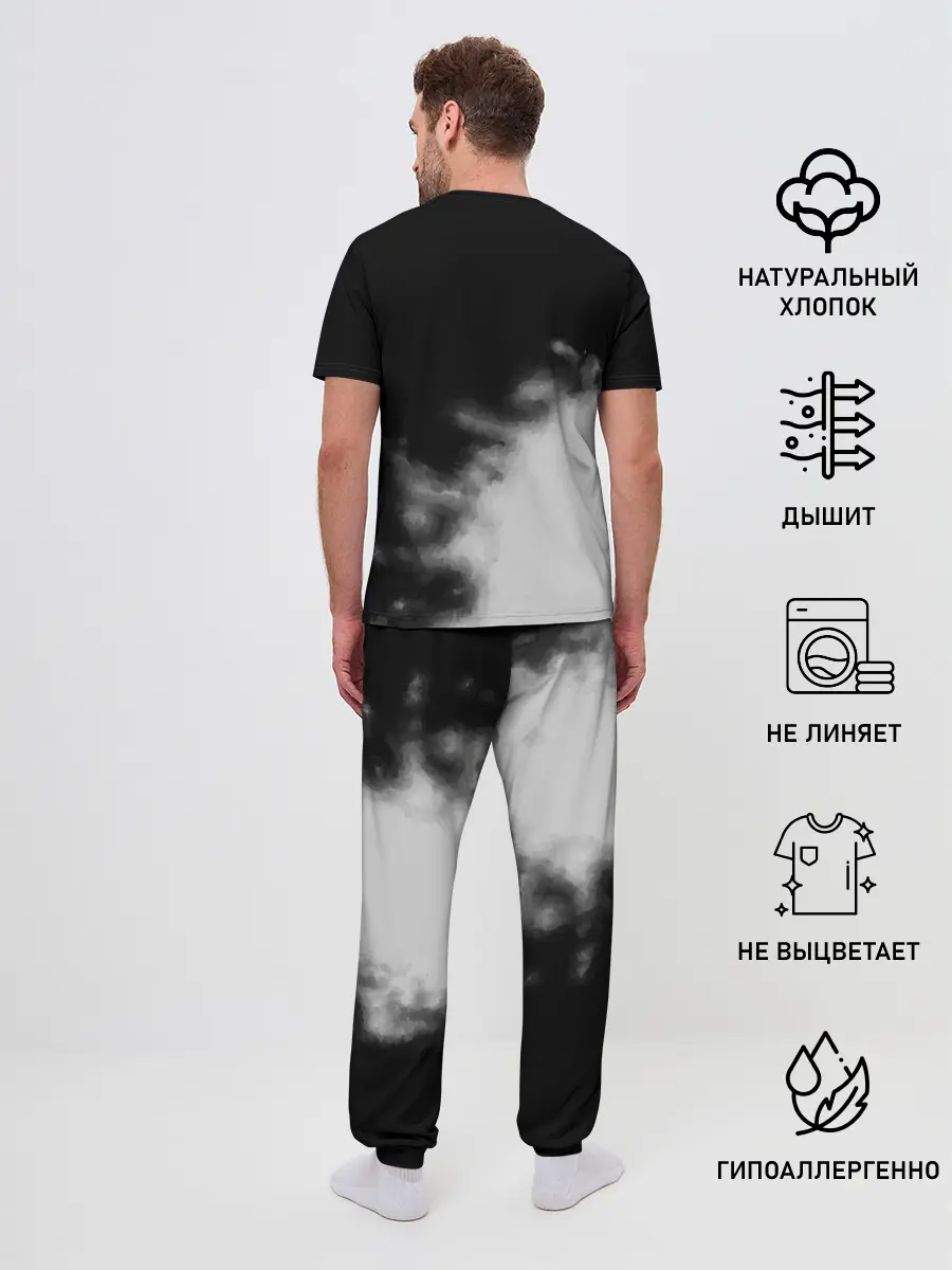 Мужская пижама с брюками / Fencing is the art