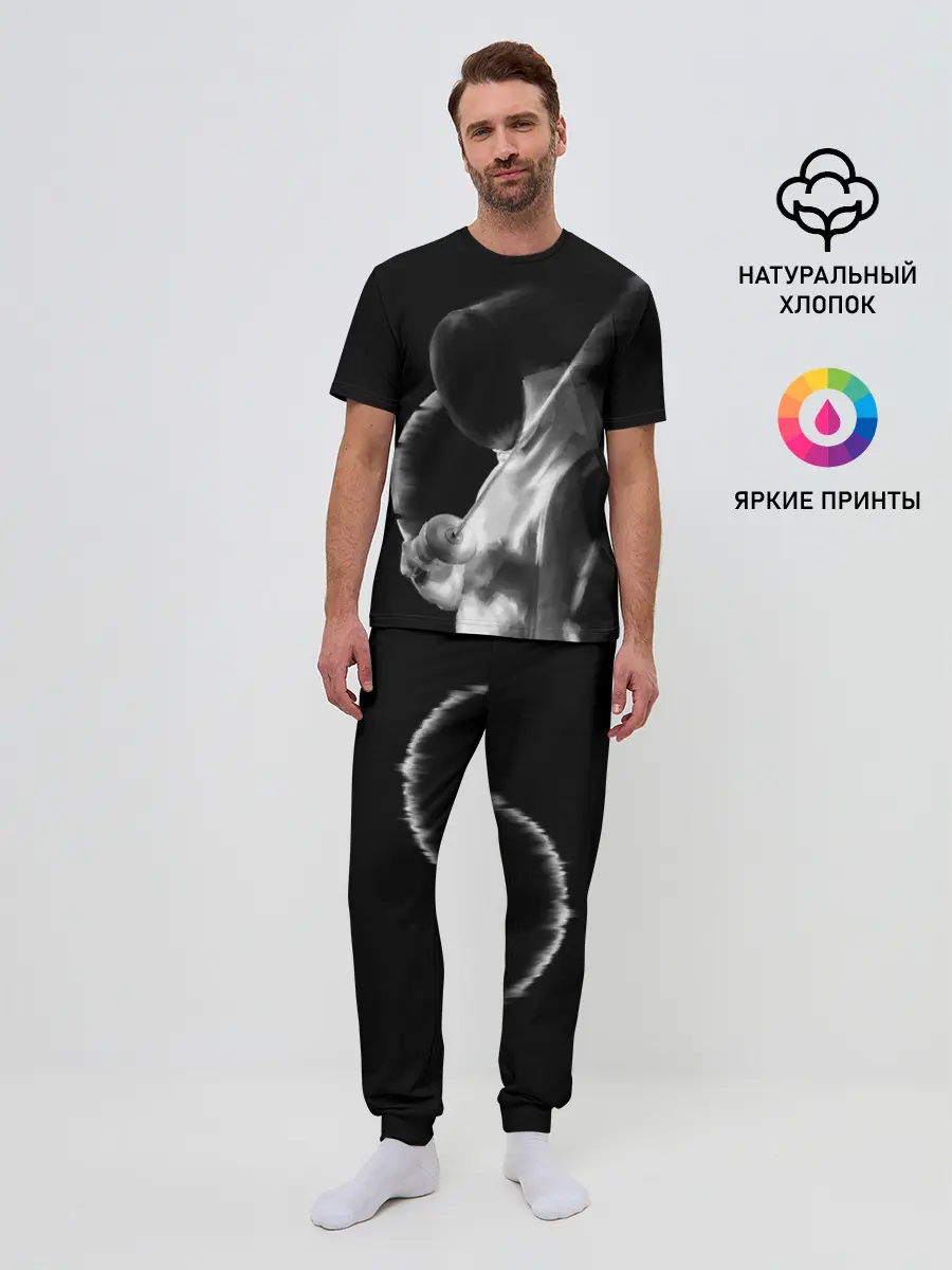 Мужская пижама с брюками / Fencer