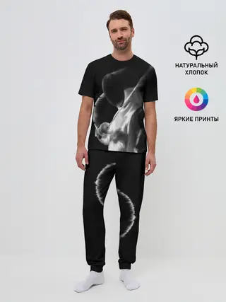 Мужская пижама с брюками / Fencer