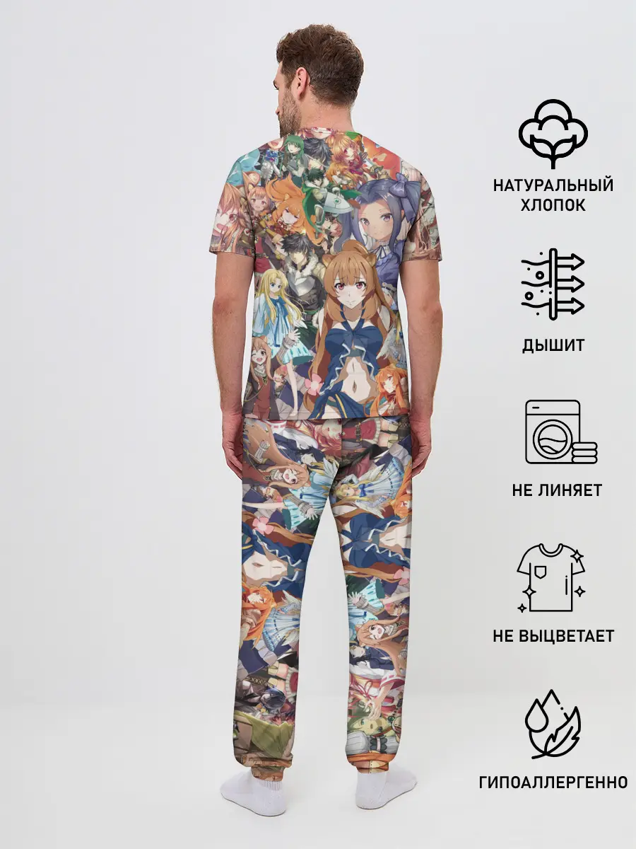 Мужская пижама с брюками / Восхождение Героя Щита