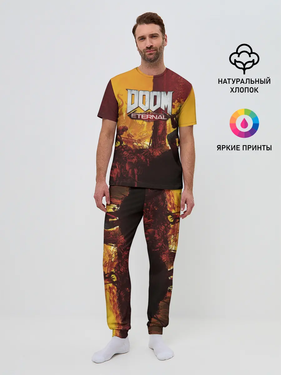 Мужская пижама с брюками / DOOM eternal 2020
