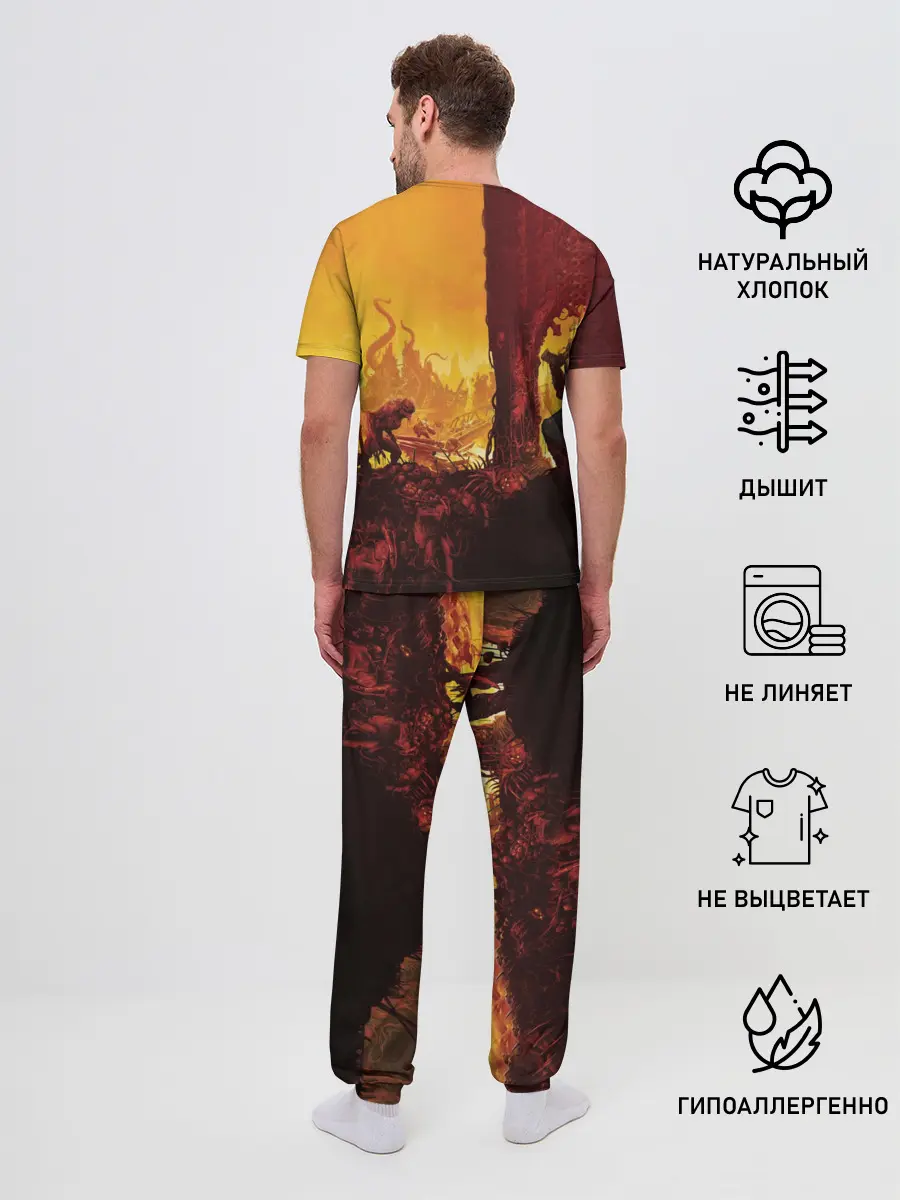 Мужская пижама с брюками / DOOM eternal 2020