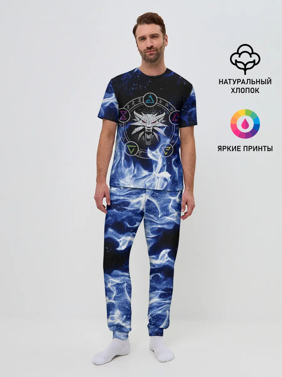 Мужская пижама с брюками / ВЕДЬМАК