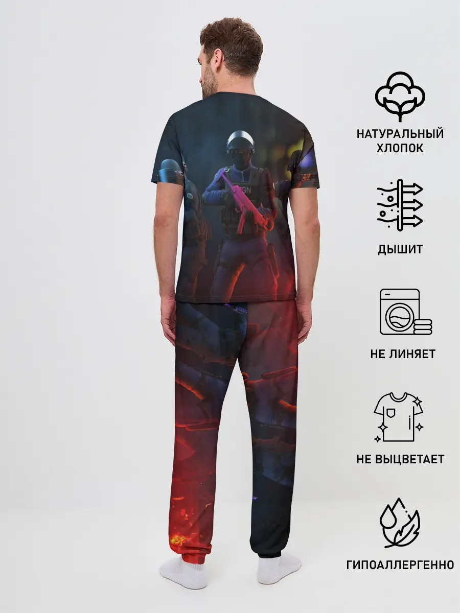 Мужская пижама с брюками / C-OPS