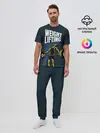 Мужская пижама с брюками / Wheight lifting