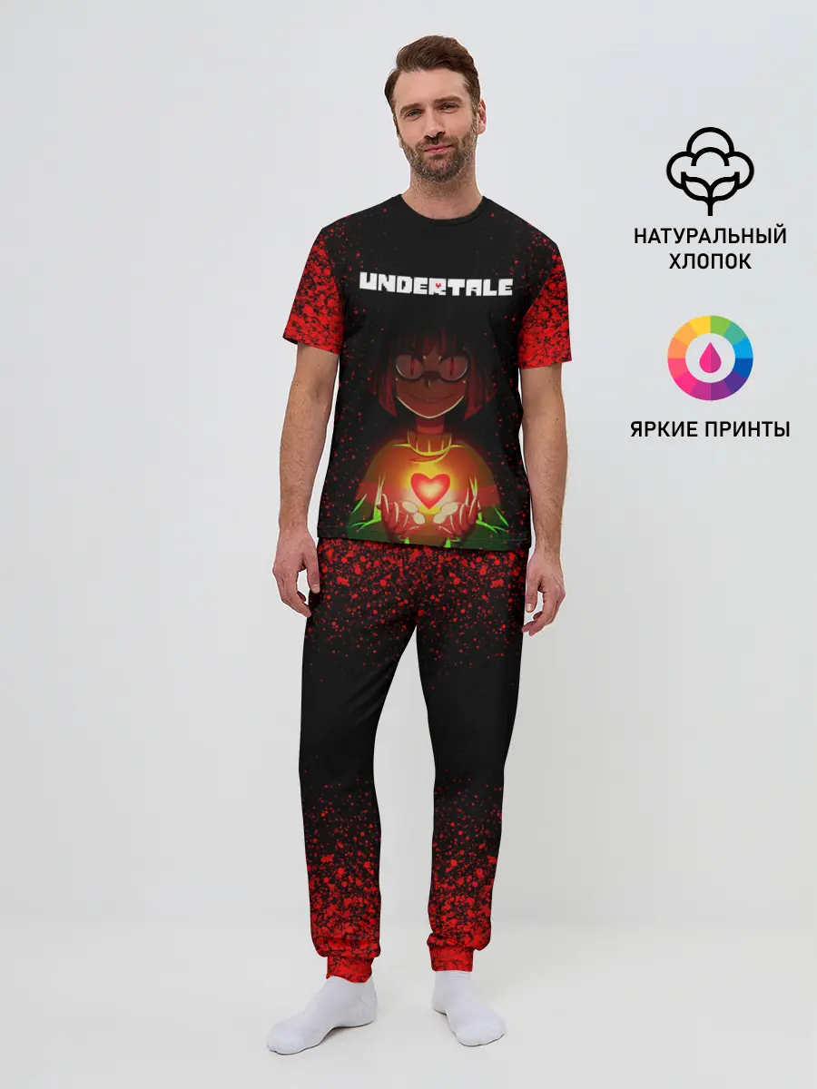 Мужская пижама с брюками / UNDERTALE CHARA