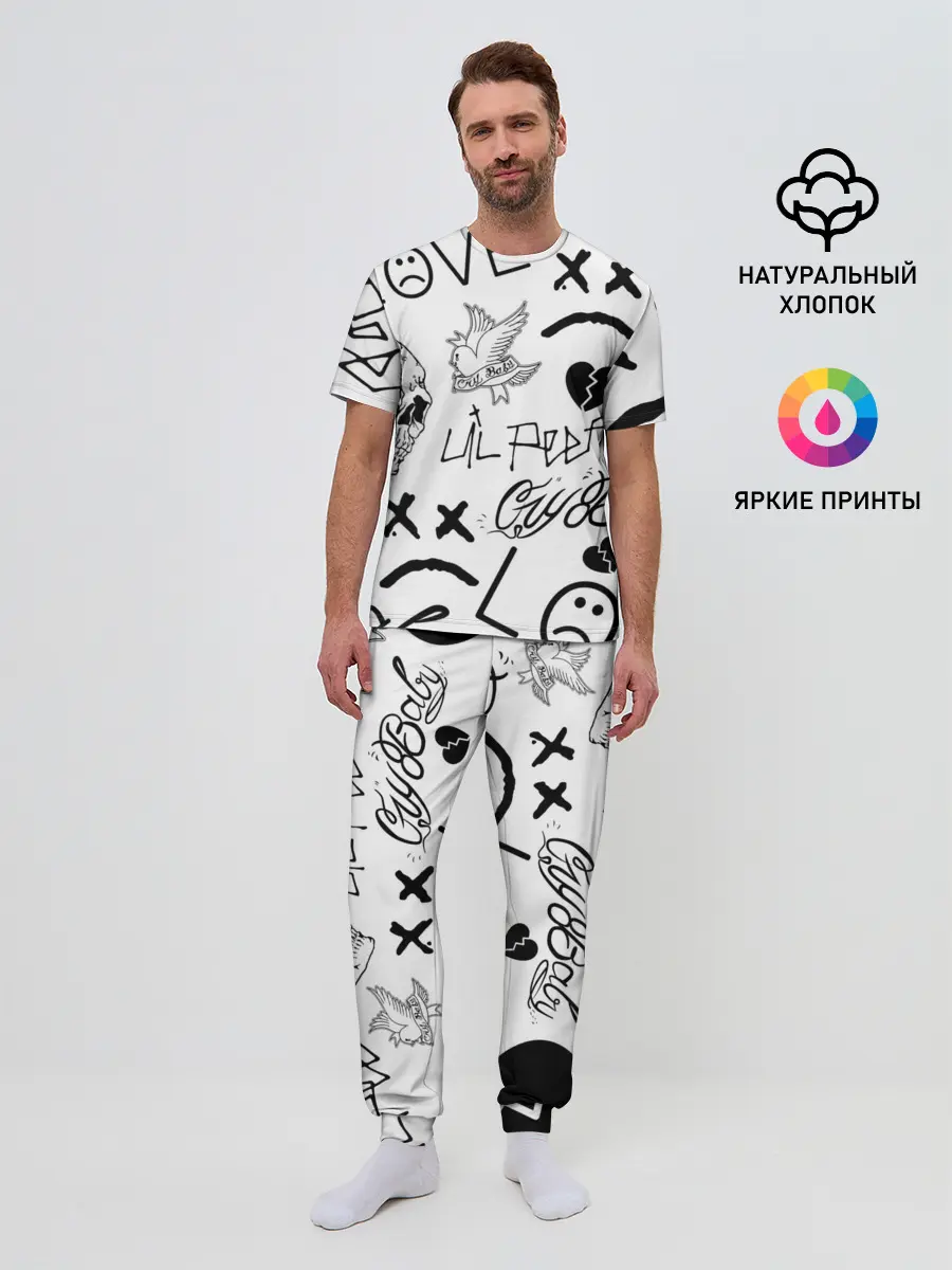 Мужская пижама с брюками / Lil Peep