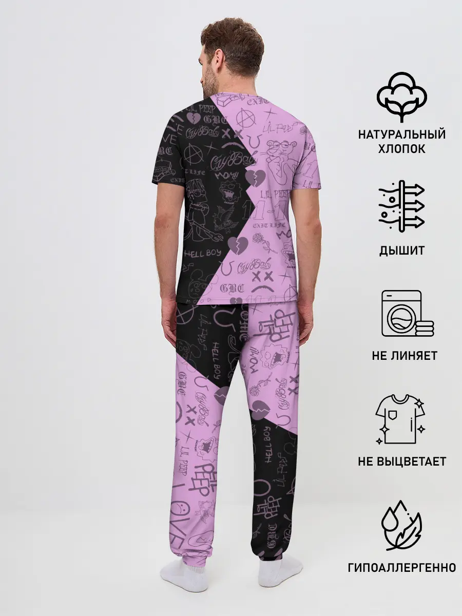 Мужская пижама с брюками / LIL PEEP.