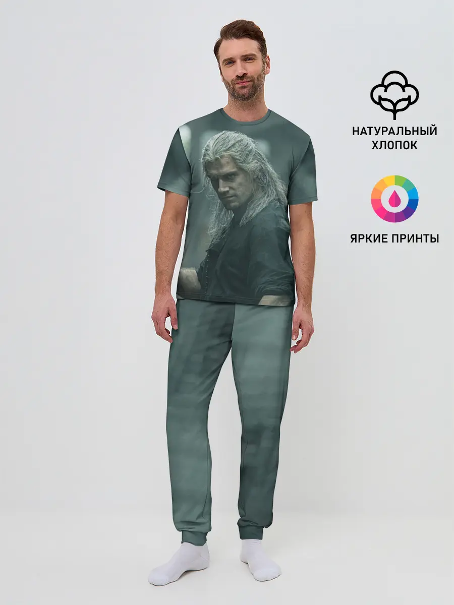 Мужская пижама с брюками / Ведьмак Геральт