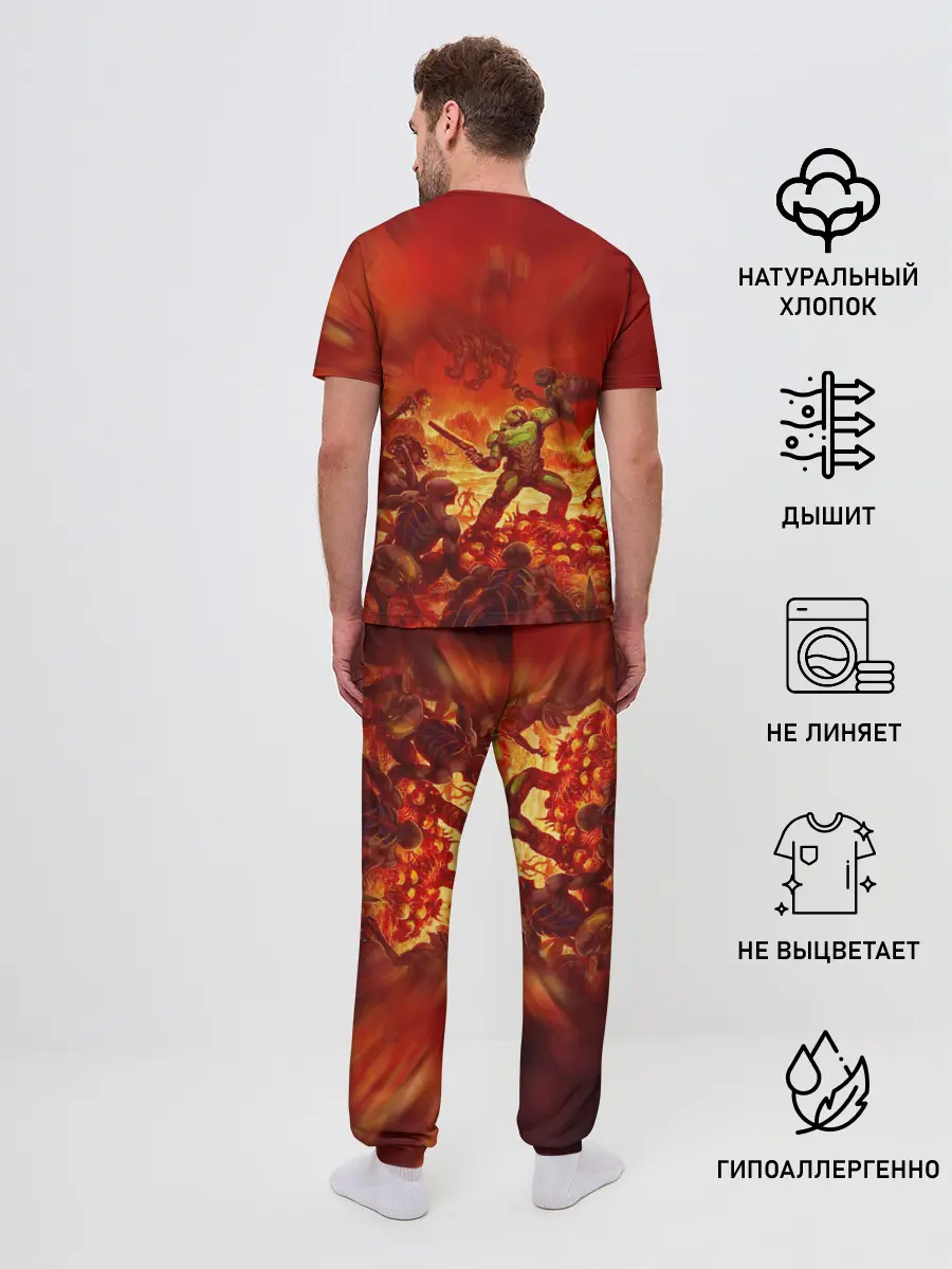 Мужская пижама с брюками / DOOM