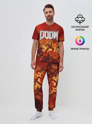 Мужская пижама с брюками / DOOM