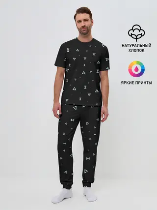 Мужская пижама с брюками / Witchersigns