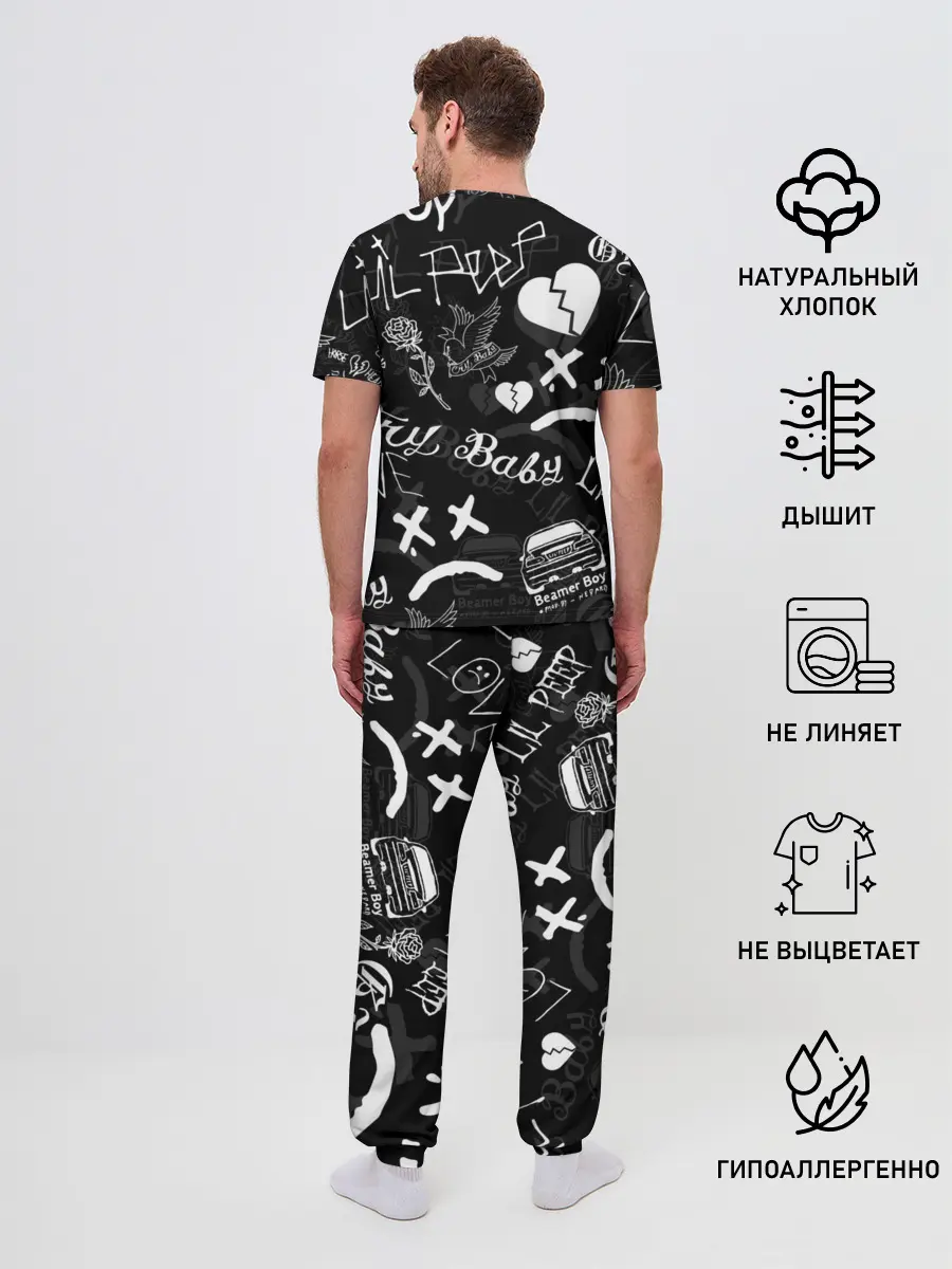Мужская пижама с брюками / LIL PEEP