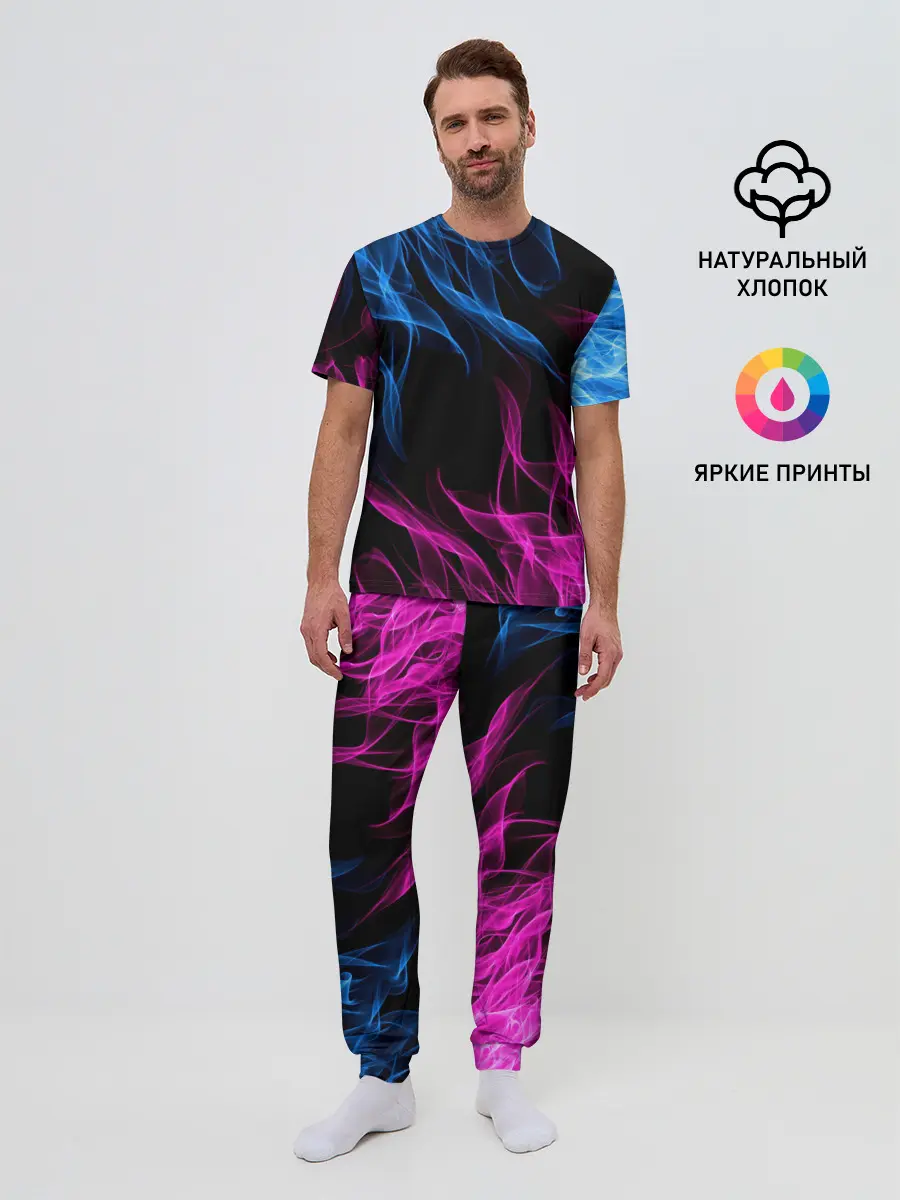 Мужская пижама с брюками / БИТВА ОГНЕЙ