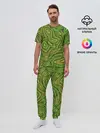 Мужская пижама с брюками / Необычный камуфляж