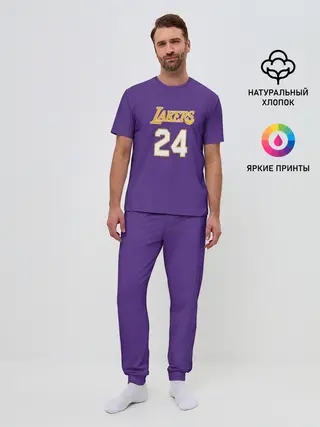 Мужская пижама с брюками / Los Angeles Lakers / Kobe Brya