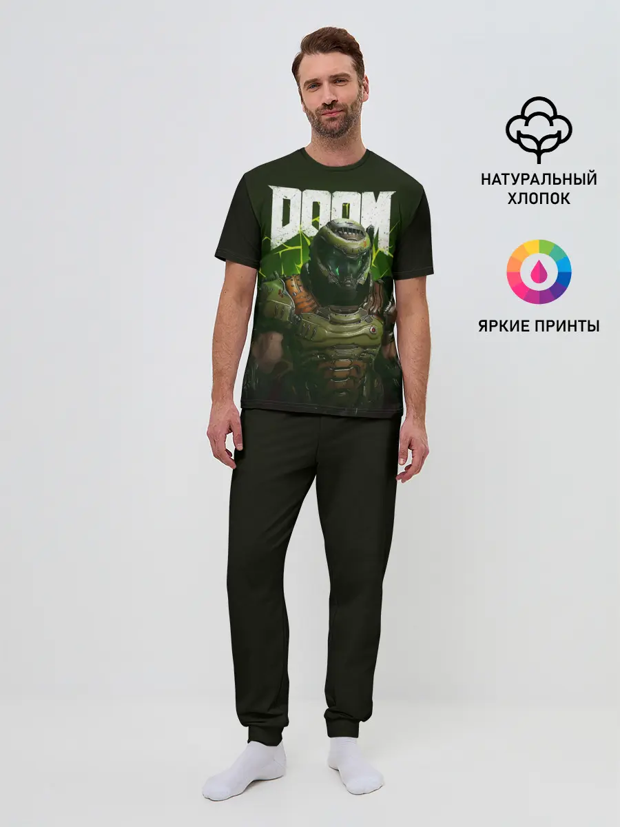Мужская пижама с брюками / Doom Eternal