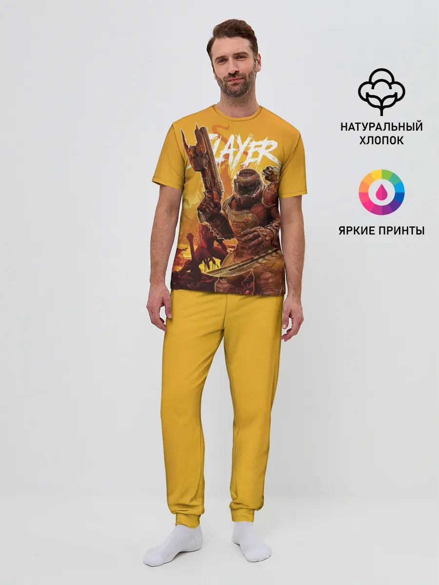 Мужская пижама с брюками / Doom Slayer