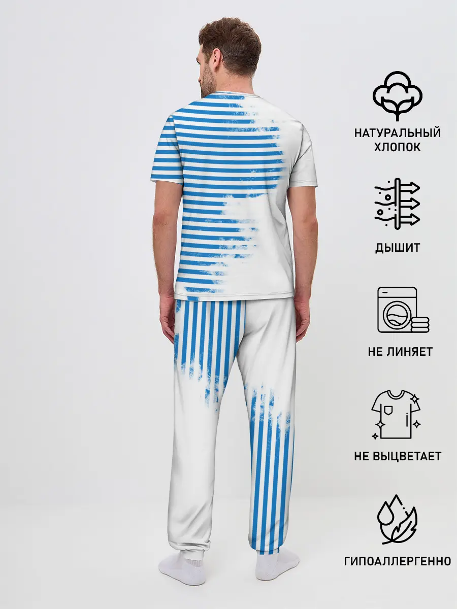 Мужская пижама с брюками / ВДВ