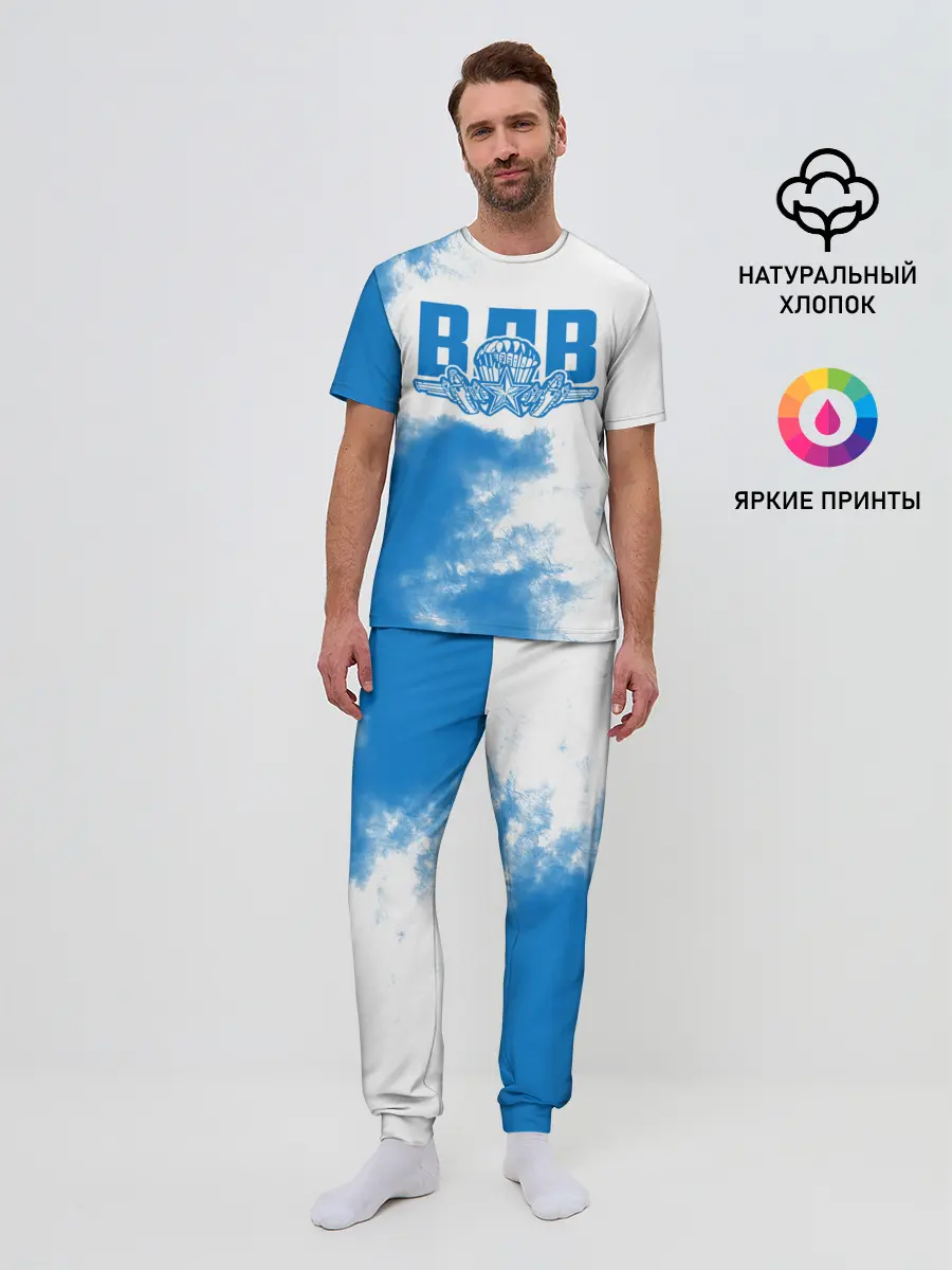 Мужская пижама с брюками / ВДВ