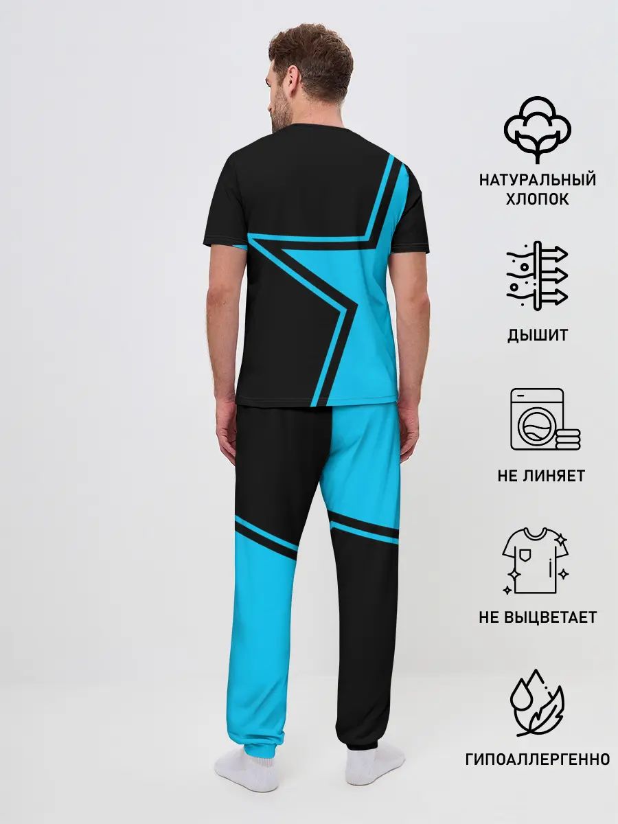 Мужская пижама с брюками / ВДВ