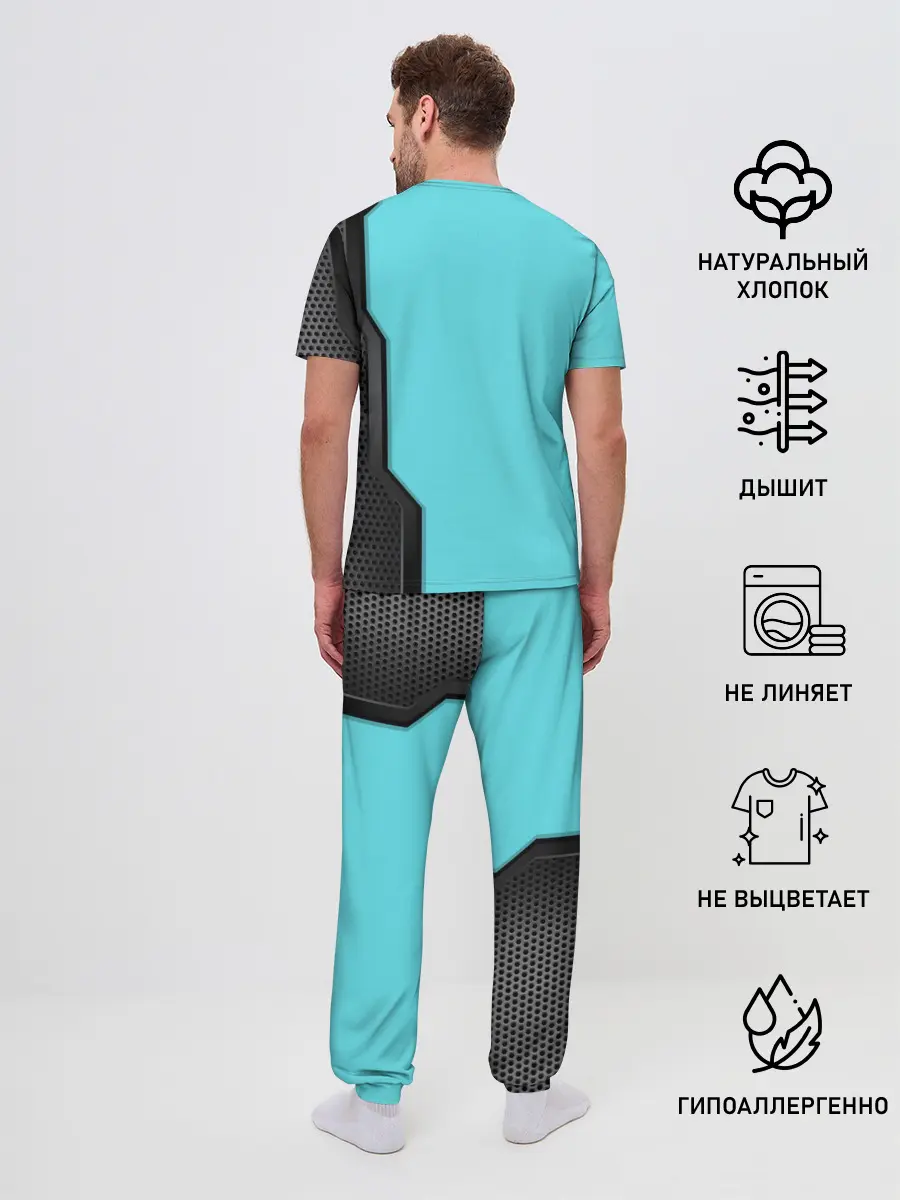 Мужская пижама с брюками / ВДВ