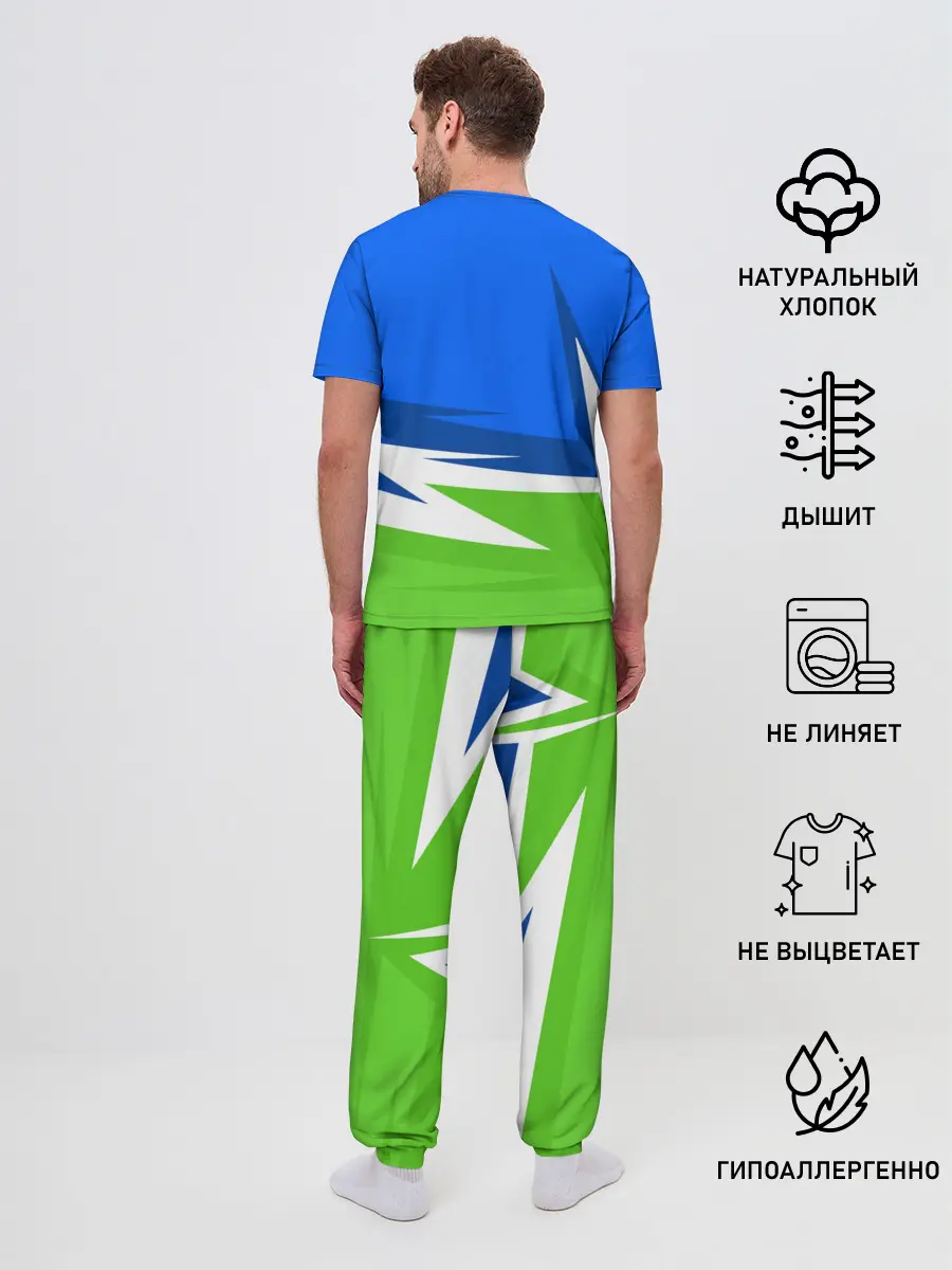 Мужская пижама с брюками / ВДВ