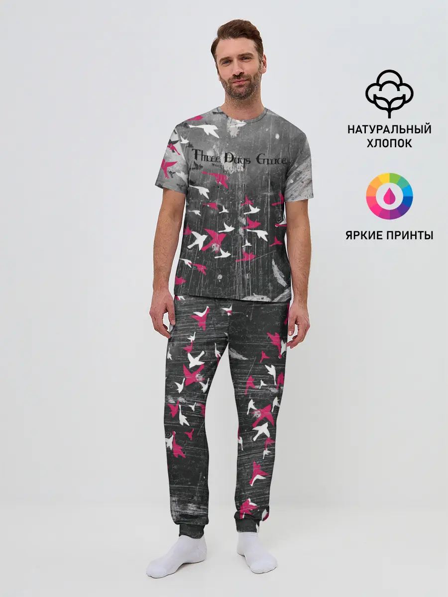 Мужская пижама с брюками / Three Days Grace art