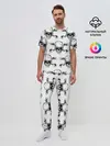 Мужская пижама с брюками / Череп и кости