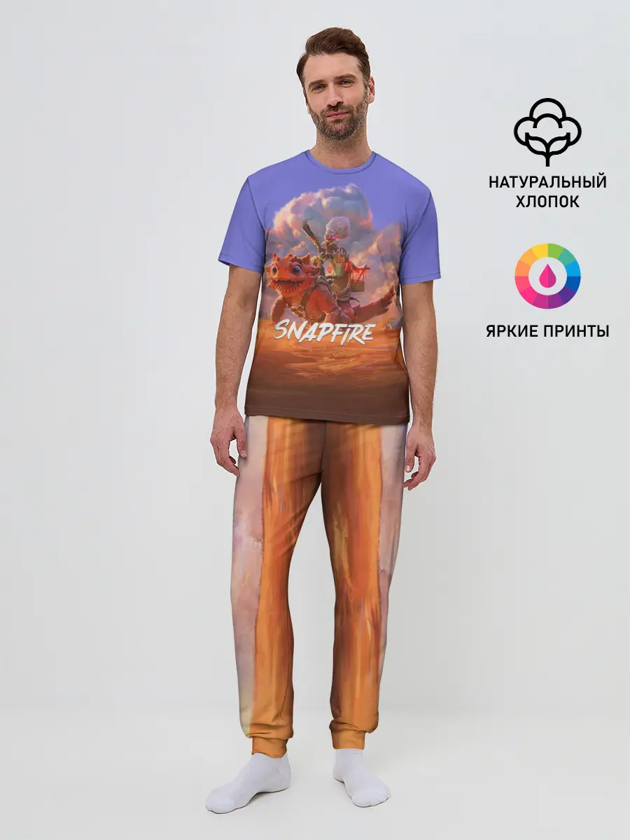 Мужская пижама с брюками / Snapfire