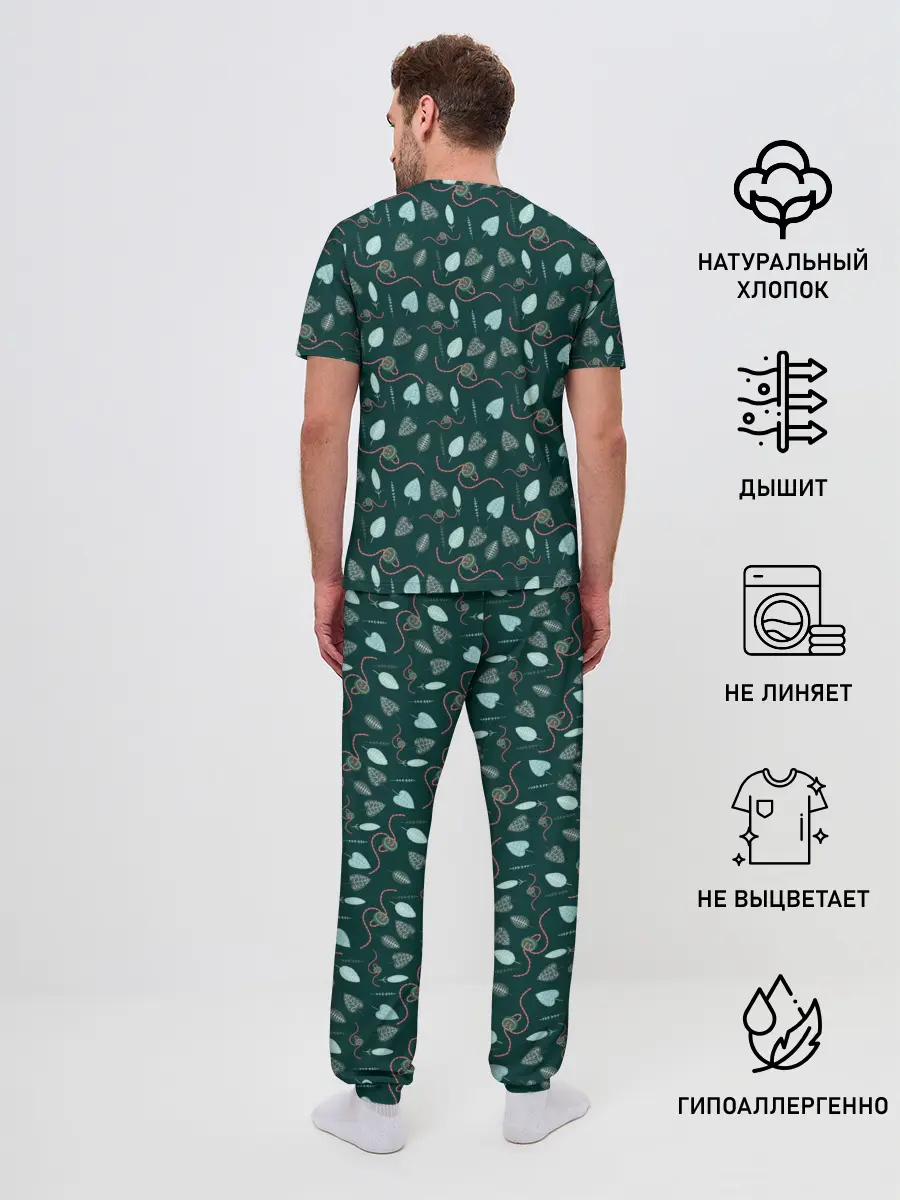 Мужская пижама с брюками / Bowtruckle