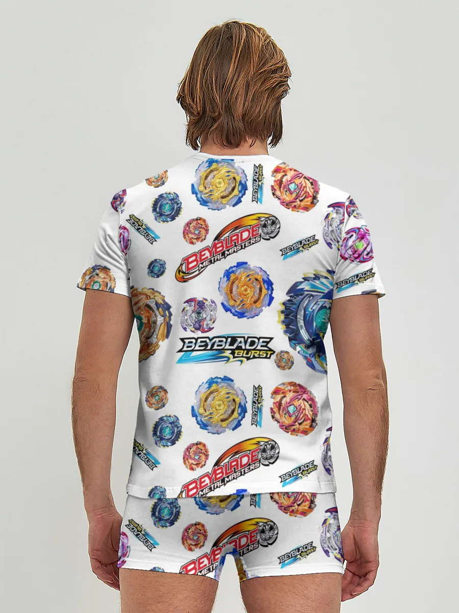 Мужские трусы с футболкой / Бейблэйд паттерн