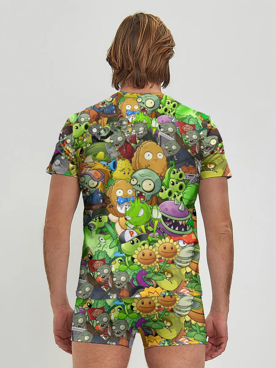 Мужские трусы с футболкой / PLANTS VS ZOMBIES