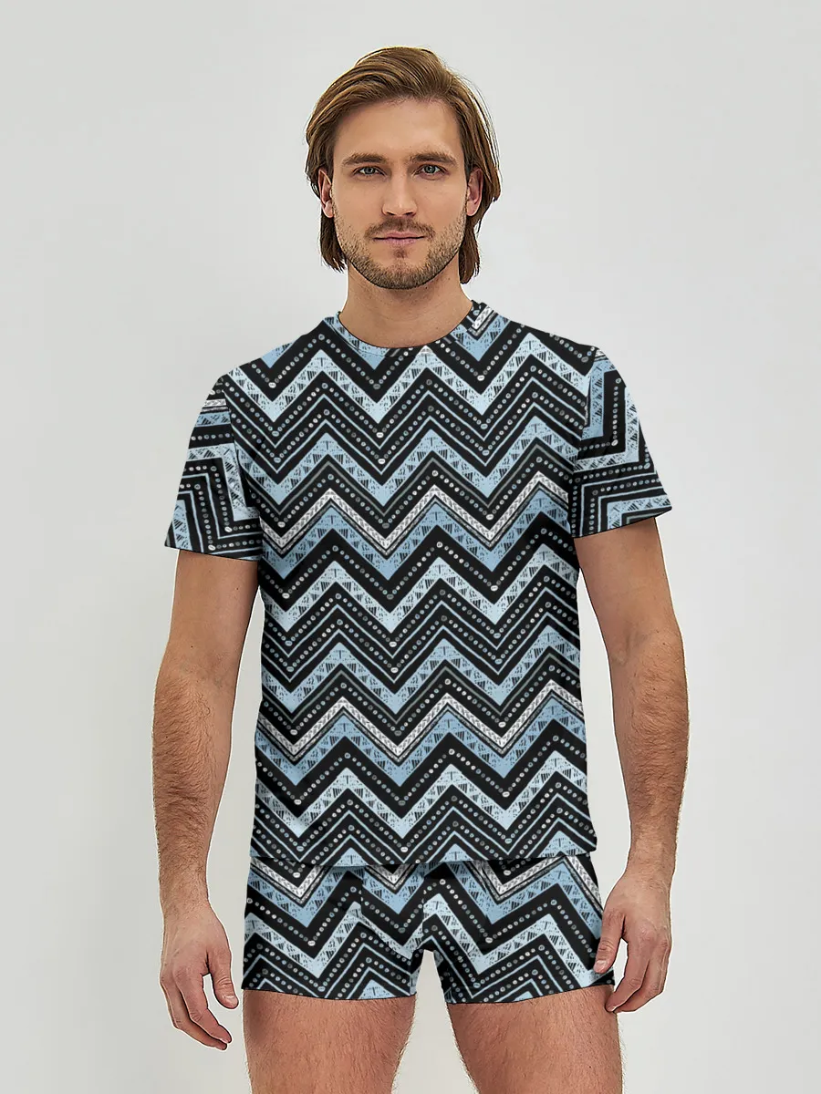 Мужские трусы с футболкой / Узоры