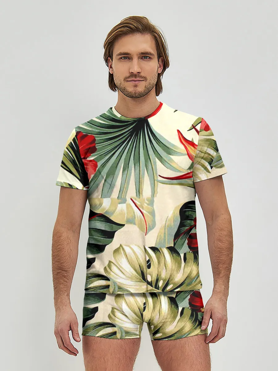 Мужские трусы с футболкой / ТРОПИКИ