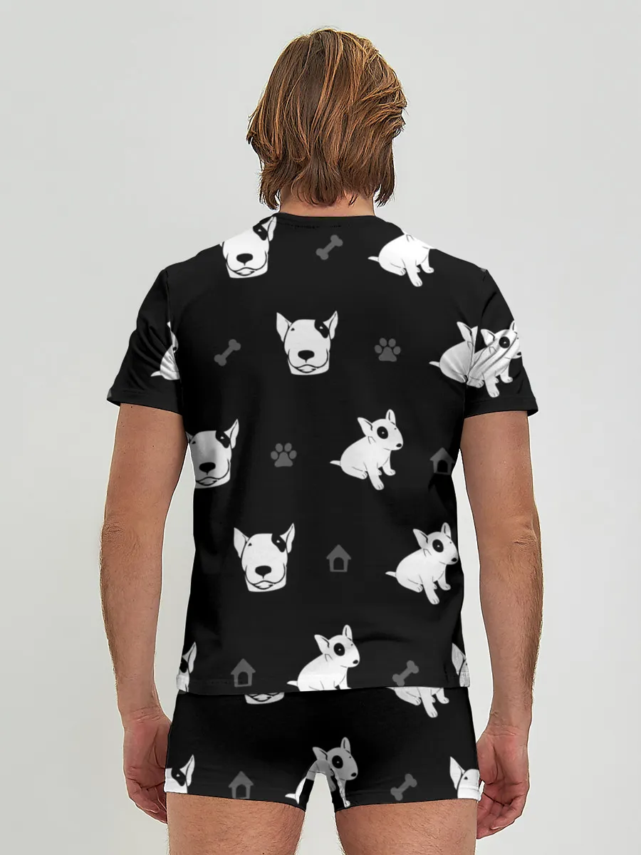 Мужские трусы с футболкой / Английский бультерьер