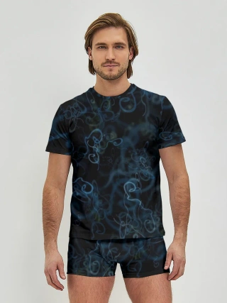 Мужские трусы с футболкой / Фигуры из дыма