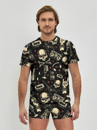 Мужские трусы с футболкой / Рок!