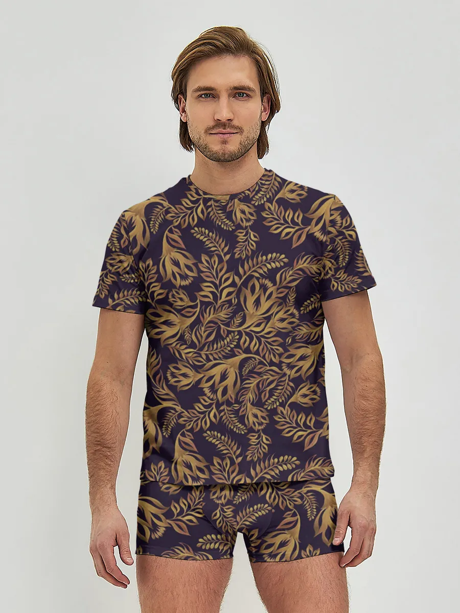 Мужские трусы с футболкой / ХОХЛОМА