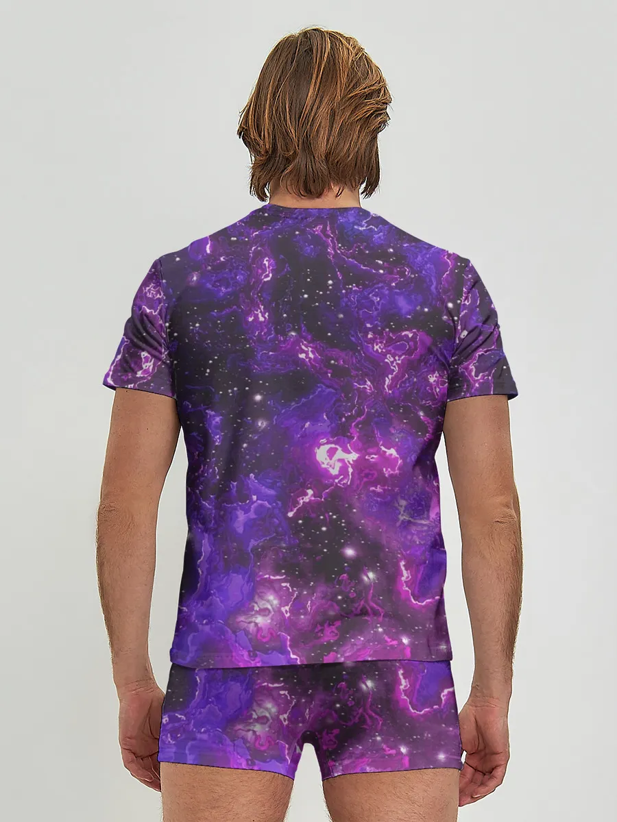 Мужские трусы с футболкой / Галактика