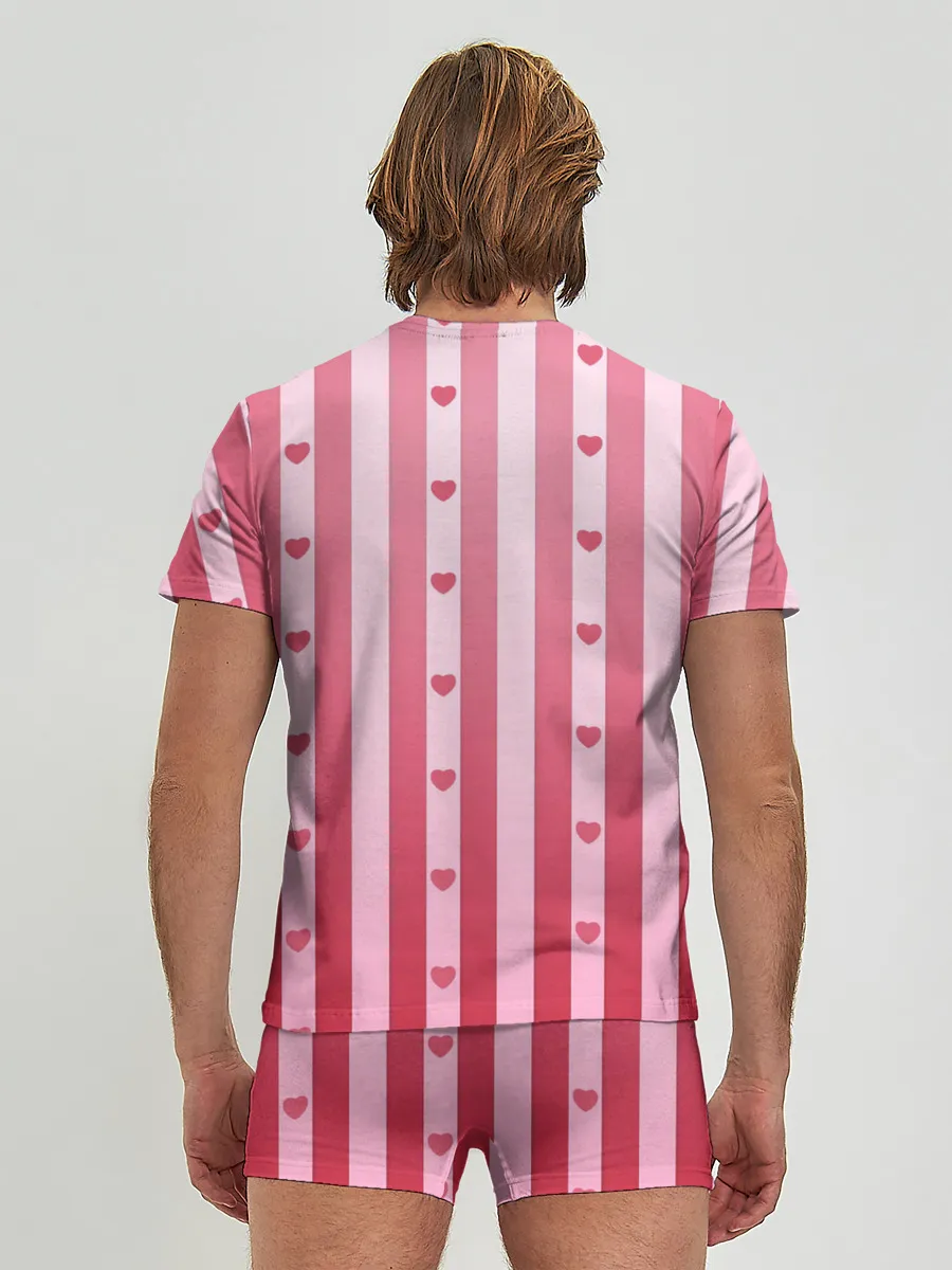 Мужские трусы с футболкой / Валентинова нежность