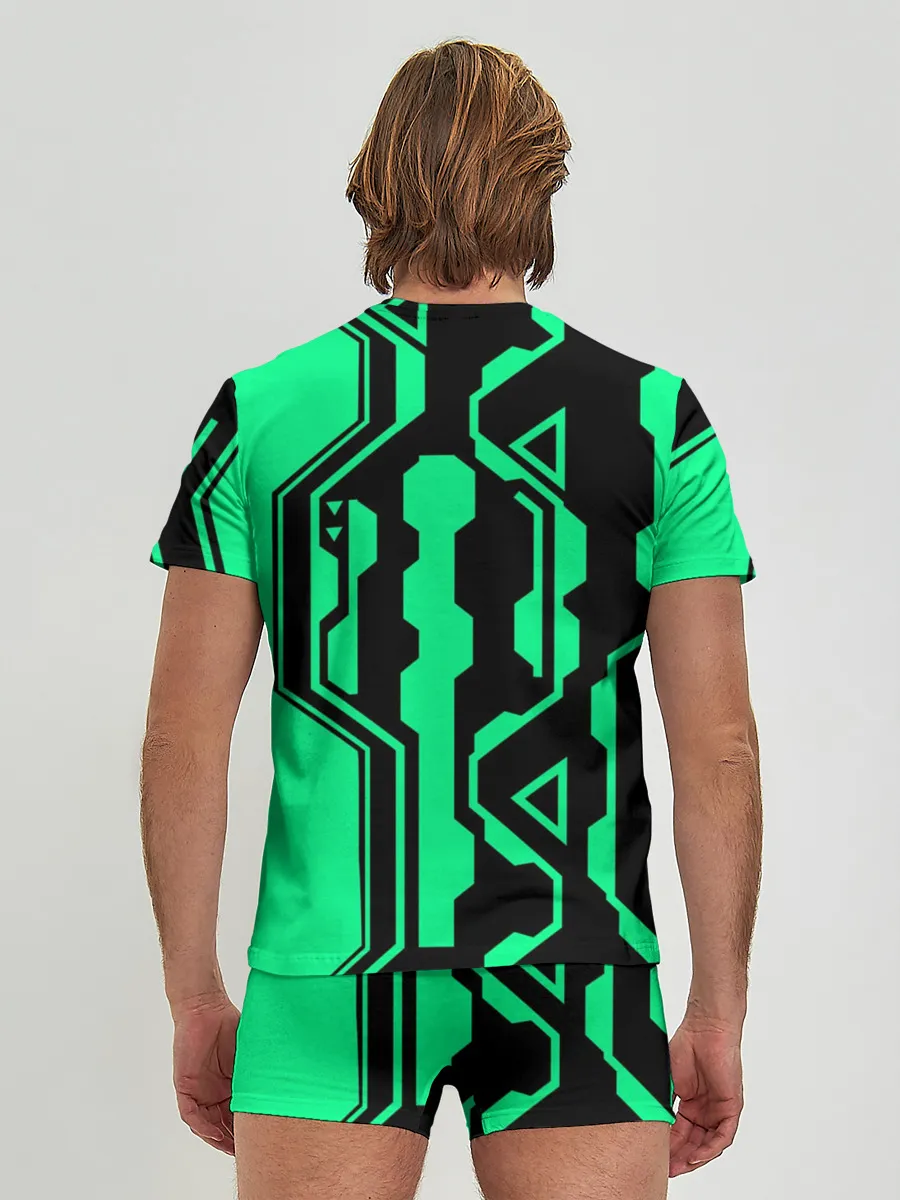 Мужские трусы с футболкой / КИБЕРПАНК