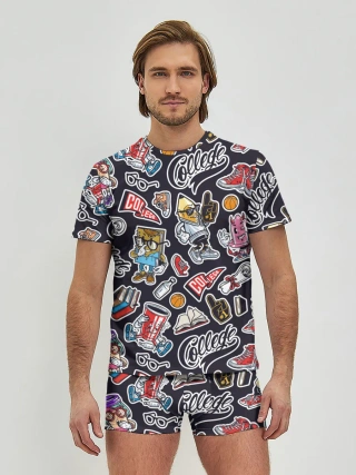 Мужские трусы с футболкой / Pop art