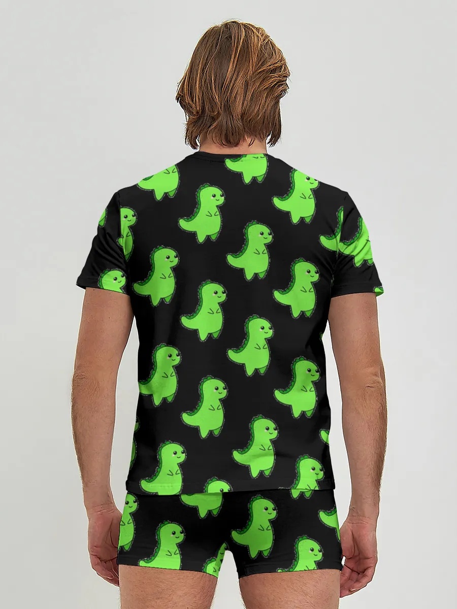Мужские трусы с футболкой / Динозавры