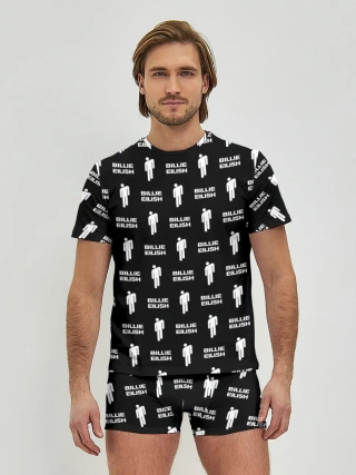 Мужские трусы с футболкой / Billie Eilish