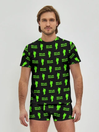 Мужские трусы с футболкой / Billie Eilish