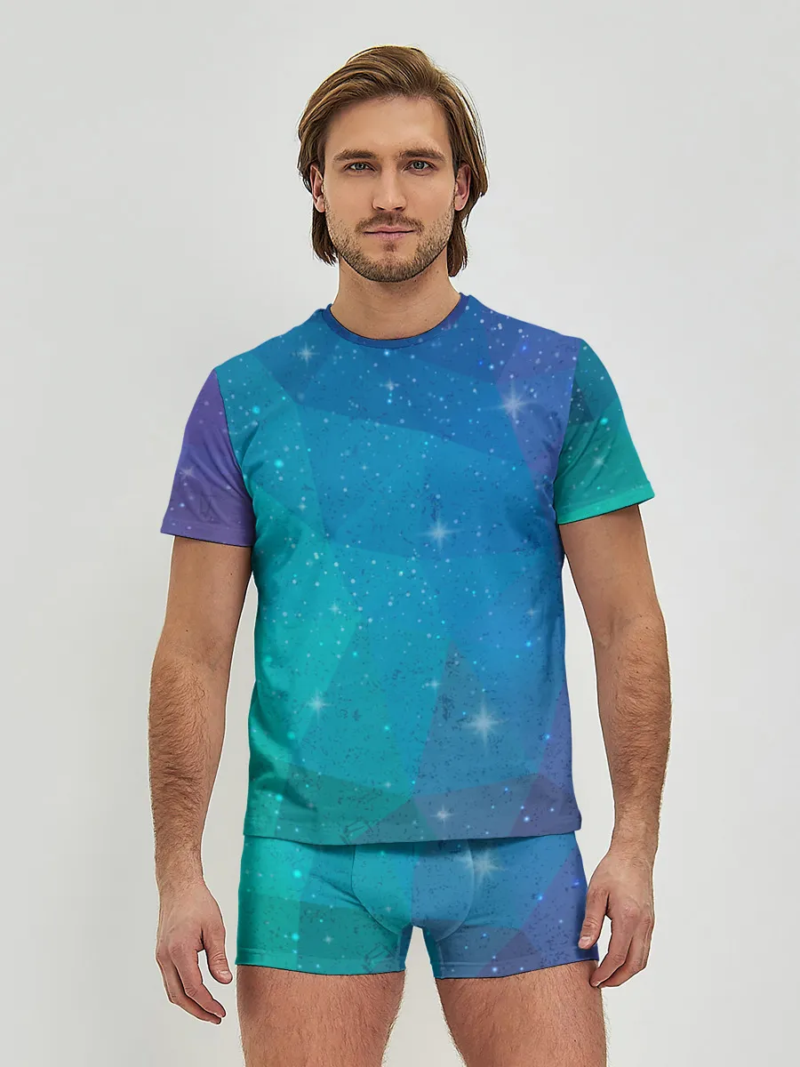 Мужские трусы с футболкой / Космос