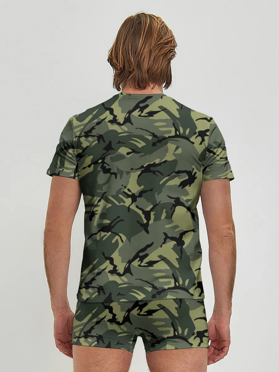 Мужские трусы с футболкой / Камуфляж