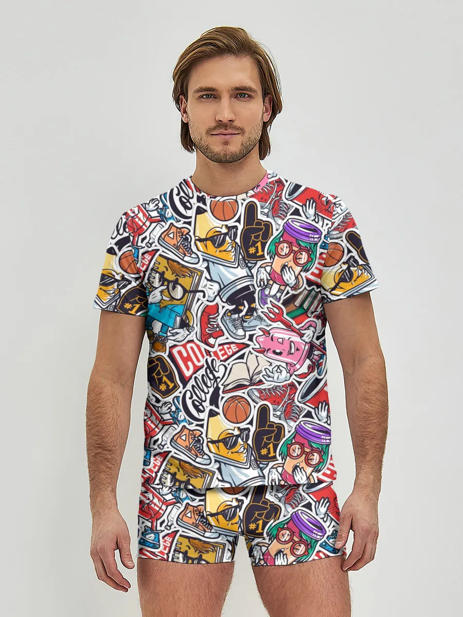 Мужские трусы с футболкой / MIX